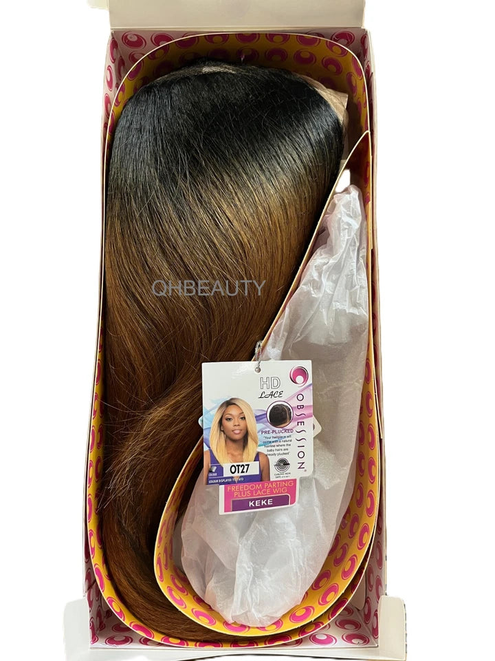 Obsession Synthetic Freedom Parting Plus HD Lace Straight Hair Wig - KEKE