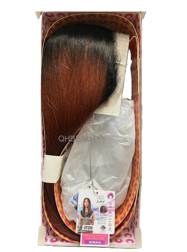 Obsession Synthetic Freedom Parting Plus HD Lace Straight Hair Wig - SORAYA