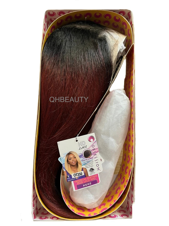 Obsession Synthetic Freedom Parting Plus HD Lace Straight Hair Wig - KEKE