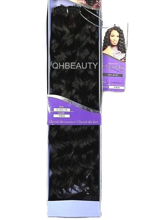 Cherish Synthetic Long Curly Hair Extension Weave -STAR 16 INCHES