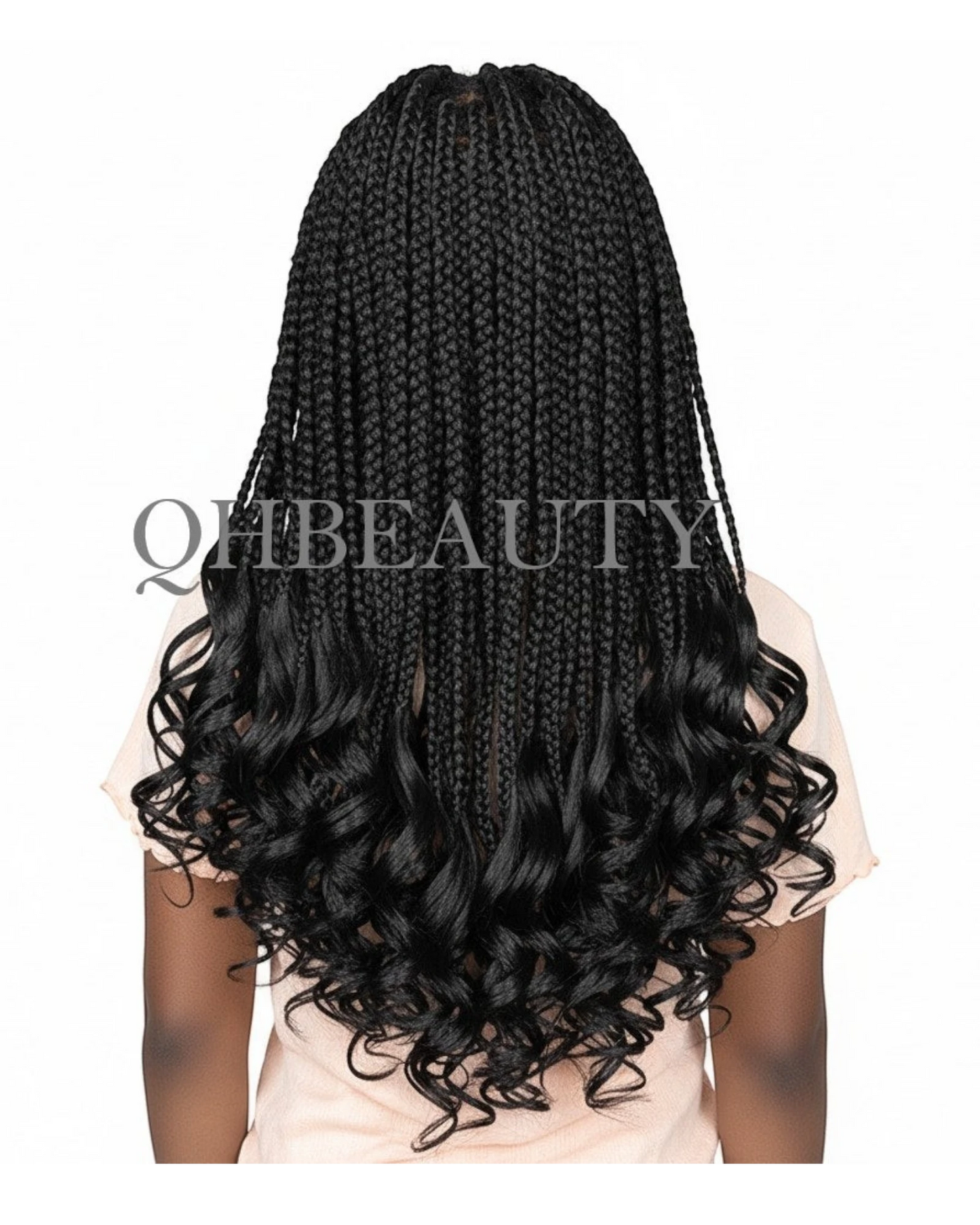 CHERISH SYNTHETIC JUNIOR KIDS CROCHET BRAID HAIR EXTENSION - SPIRAL FRENCH CURL 14 ''