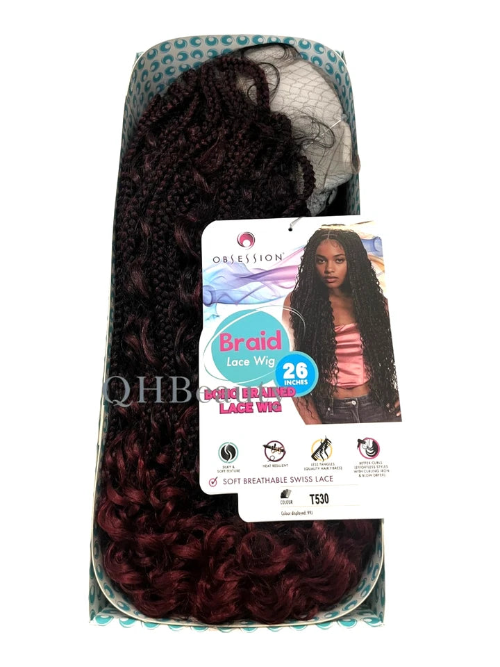 Obsession Hand Made Braid Swiss Lace Wig - Boho Braided Lace Wig 26