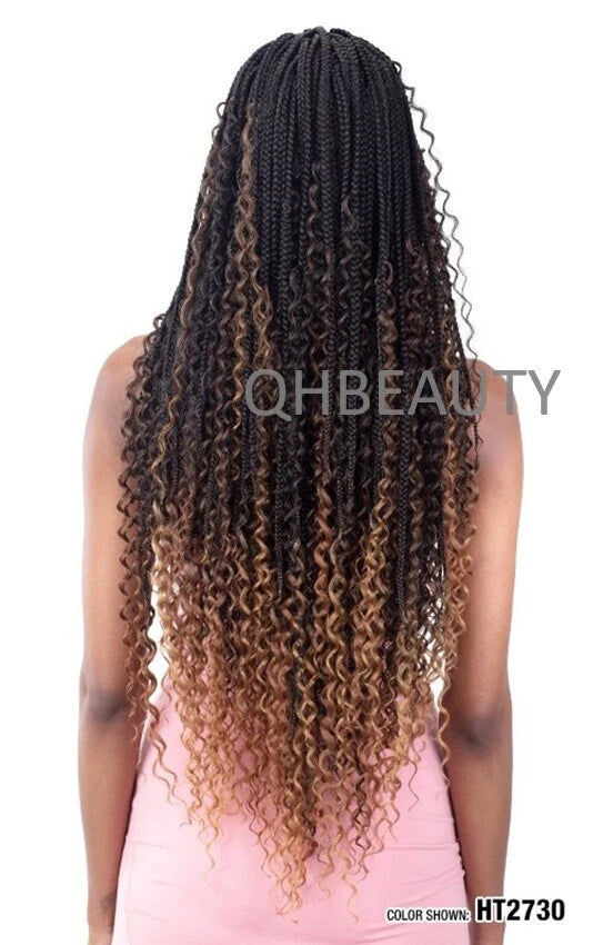 Obsession Synthetic Crochet Long Curly Braid Hair Extension - Boho Yippie 28 ''