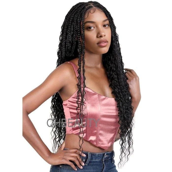 Obsession Hand Made Braid Swiss Lace Wig - Boho Braided Lace Wig 26