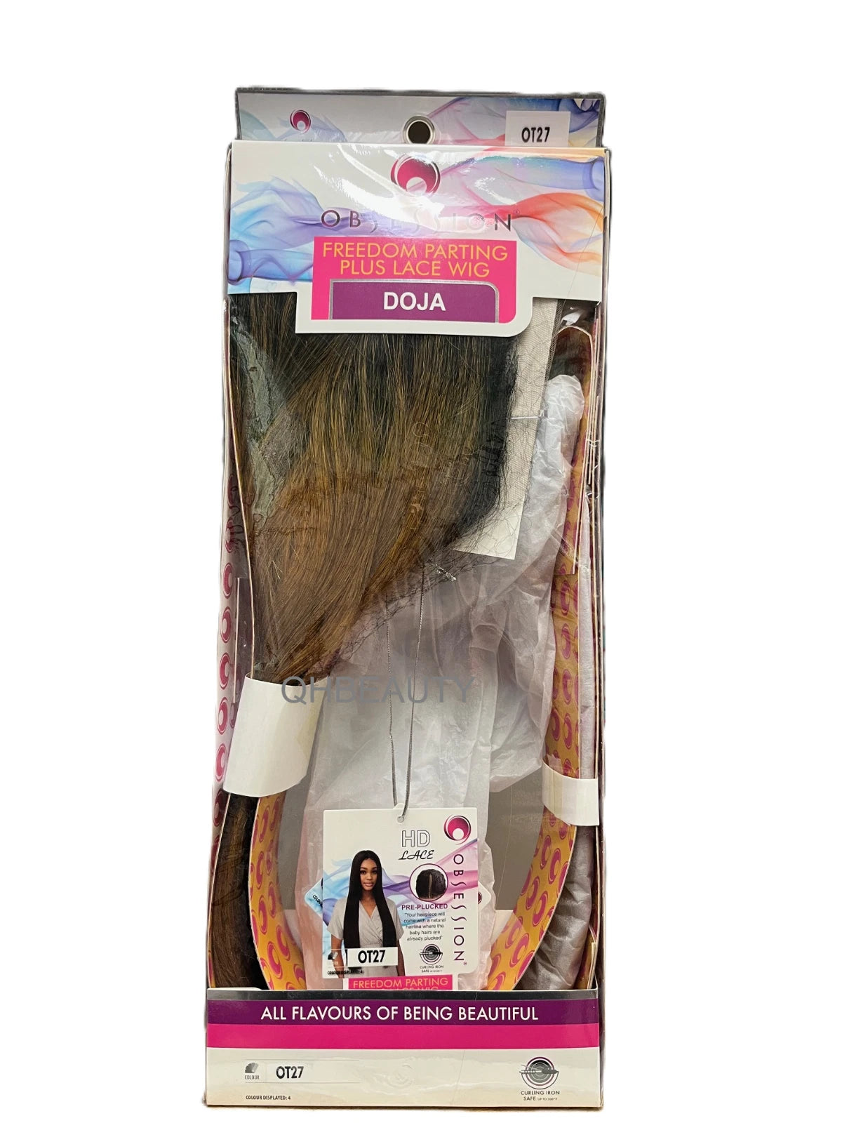 Obsession Synthetic Freedom Parting Plus HD Lace Hair Wig - DOJA