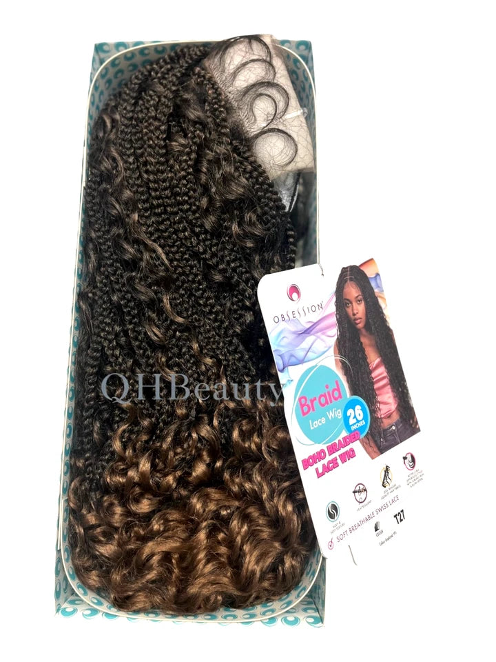 Obsession Hand Made Braid Swiss Lace Wig - Boho Braided Lace Wig 26