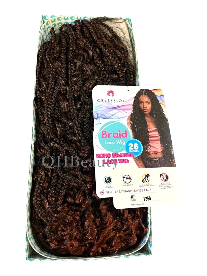 Obsession Hand Made Braid Swiss Lace Wig - Boho Braided Lace Wig 26