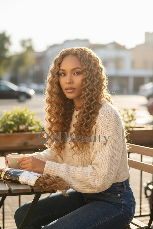Cherish Synthetic Bulk Crochet Curly Hair Extension Braids – Deep Twist 18"