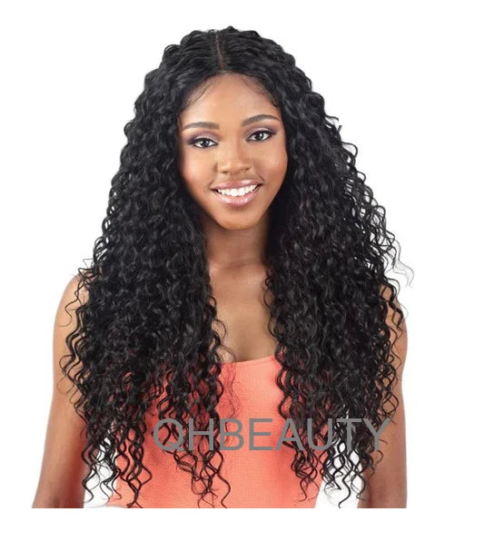Obsession Normani HD Lace Curly Synthetic Hair Wig Free Parting, Heat Resistant