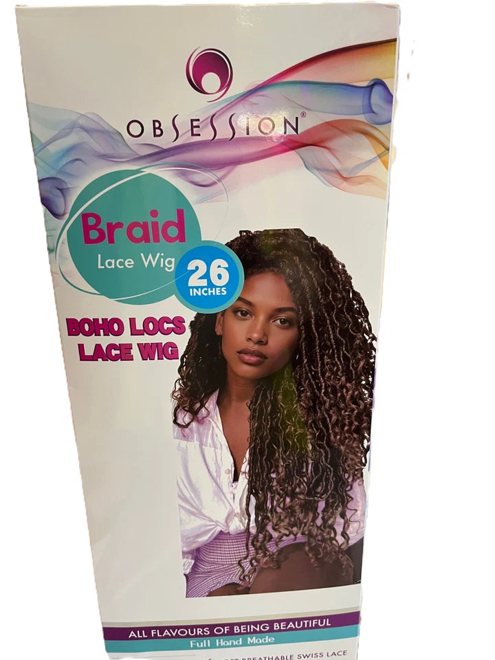 Obsession Hand Made Braid Lace Wig - BOHO LOCS LACE WIG 26