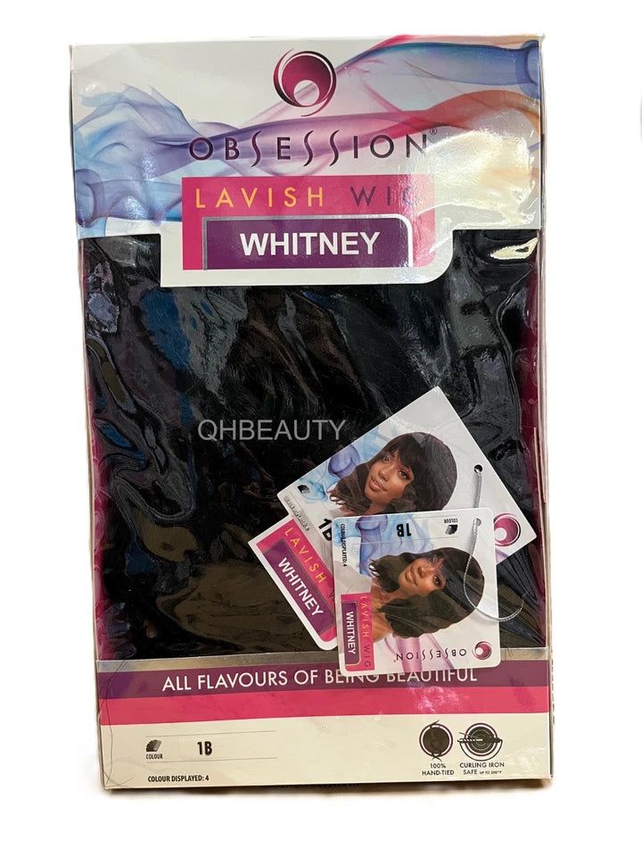Obsession Synthetic Lavish 100 % Hand Tied Hair Wig - WHITNEY