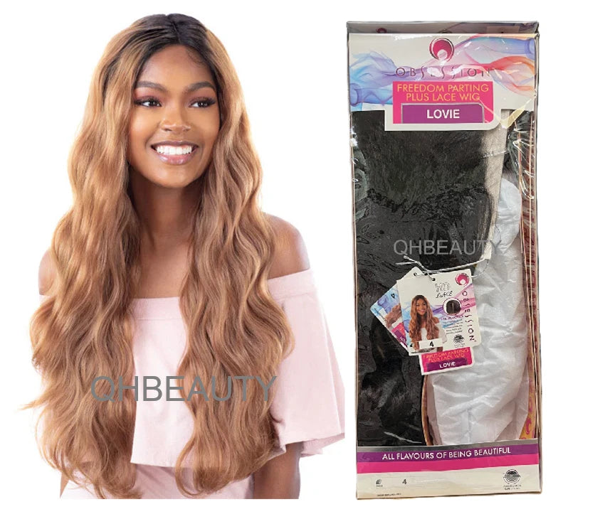 Obsession Synthetic Freedom Parting Plus HD Lace Body Wave Hair Wig - LOVIE