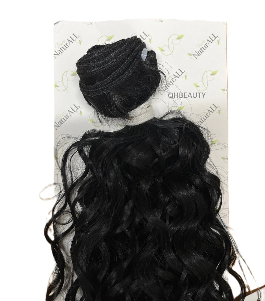 NaturAll Synthetic Long Curly Hair Extension Weave – Beach Curl 30"