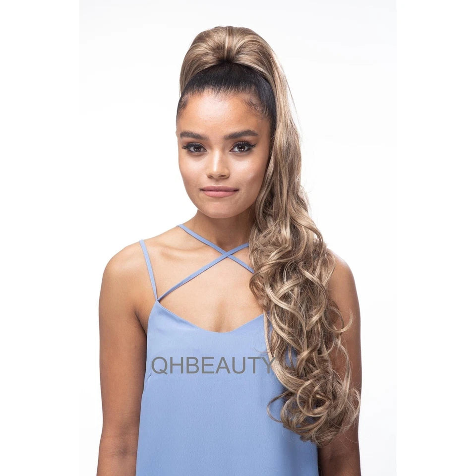 Obsession Synthetic Drawstring Curly Long Hair Ponytail- FLORENCE