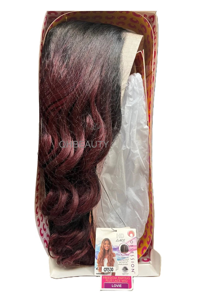 Obsession Synthetic Freedom Parting Plus HD Lace Body Wave Hair Wig - LOVIE