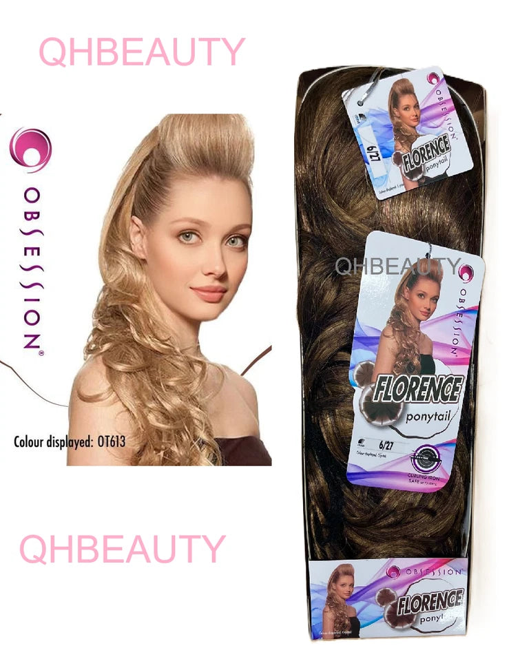 Obsession Synthetic Drawstring Curly Long Hair Ponytail- FLORENCE