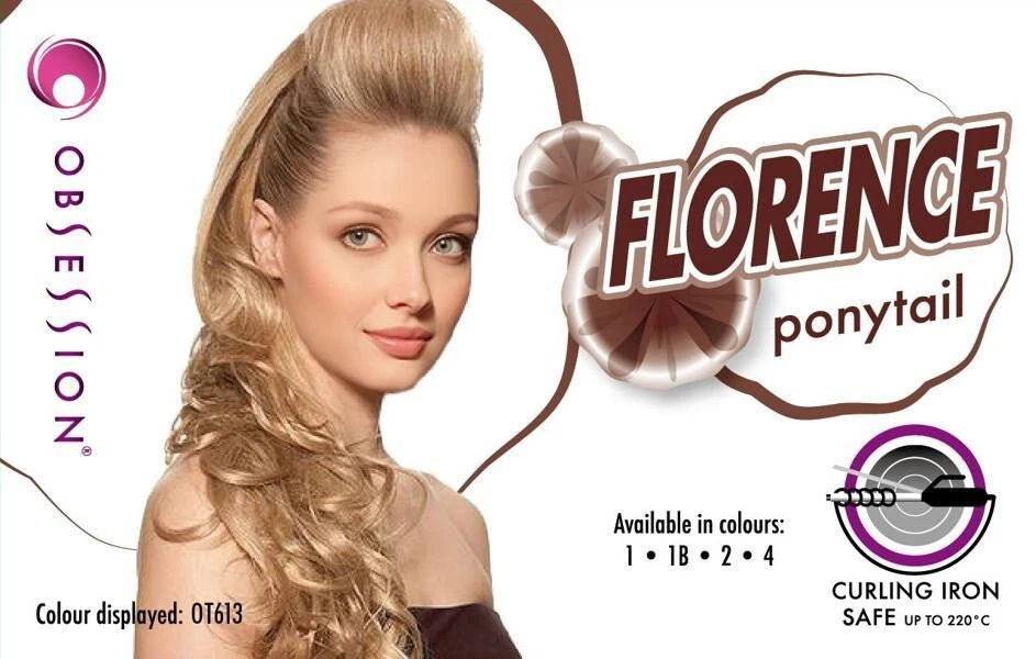 Obsession Synthetic Drawstring Curly Long Hair Ponytail- FLORENCE