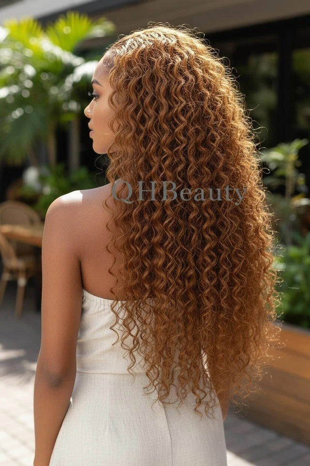 NaturAll Synthetic Long Curly Hair Extension Weave – Beach Curl 30"
