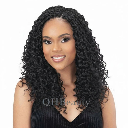 Cherish Synthetic Curly Pre-Loop Crochet Hair Extension – Mona Boho Braid 12"
