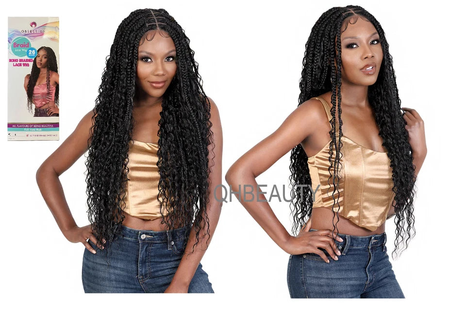 Obsession Hand Made Braid Swiss Lace Wig - Boho Braided Lace Wig 26