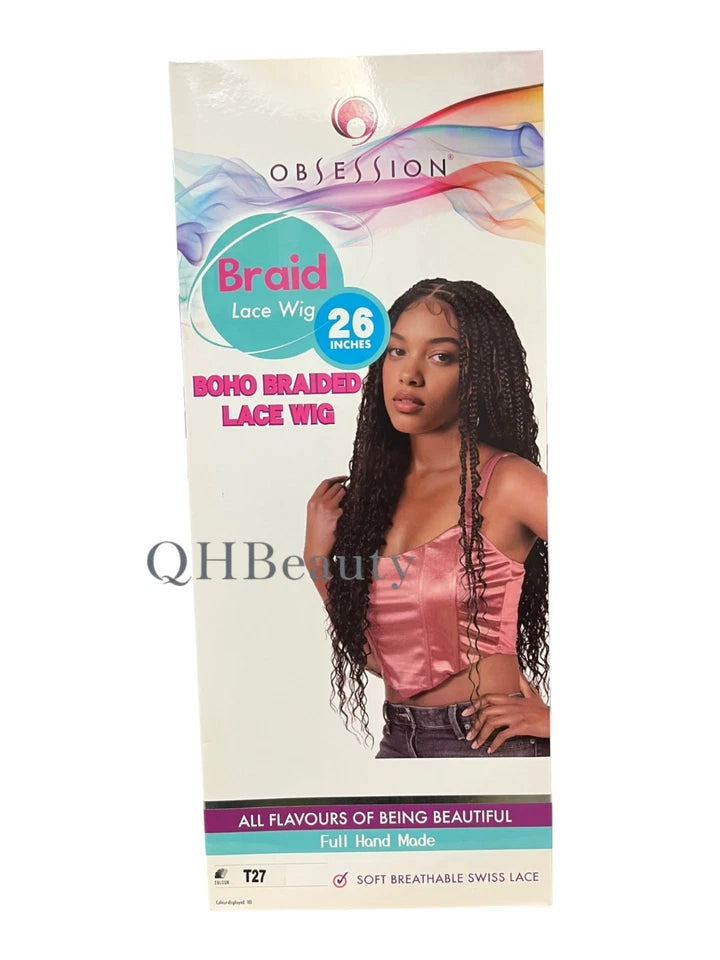Obsession Hand Made Braid Swiss Lace Wig - Boho Braided Lace Wig 26