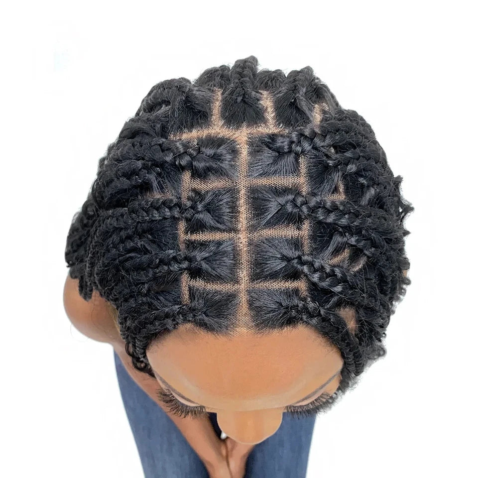 Obsession Hand Made Braid Swiss Lace Wig - Boho Braided Lace Wig 26