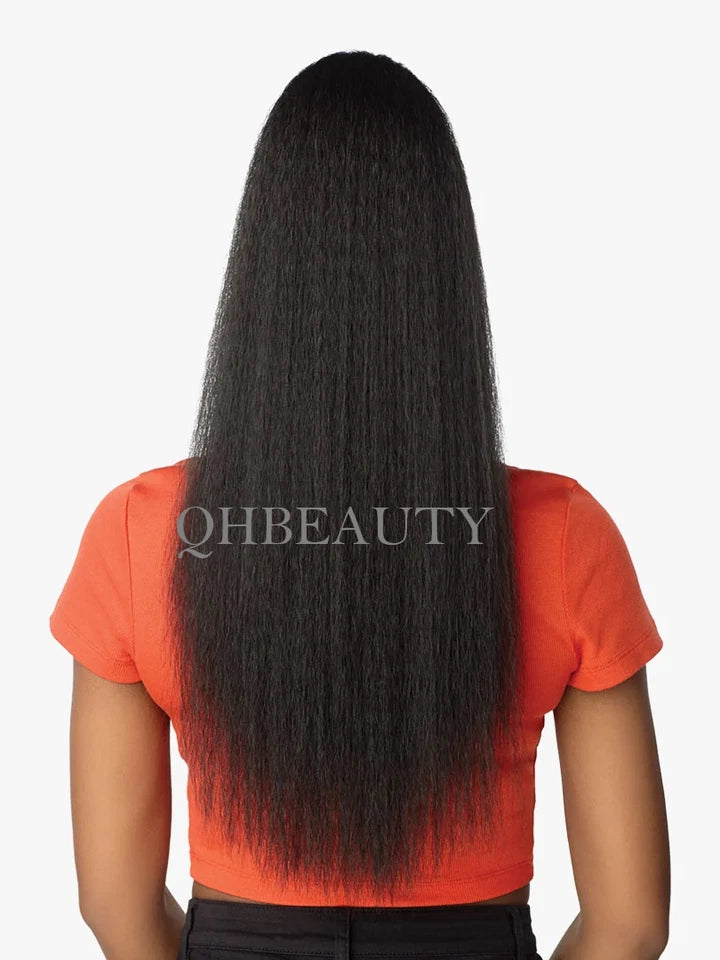 Cherish Synthetic Long Drawstring Ponytail – Yaky Straight 24" Fluffy