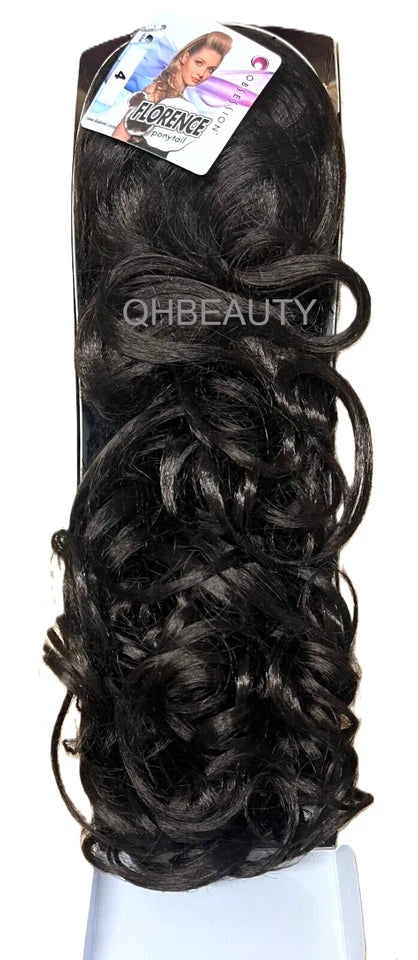 Obsession Synthetic Drawstring Curly Long Hair Ponytail- FLORENCE