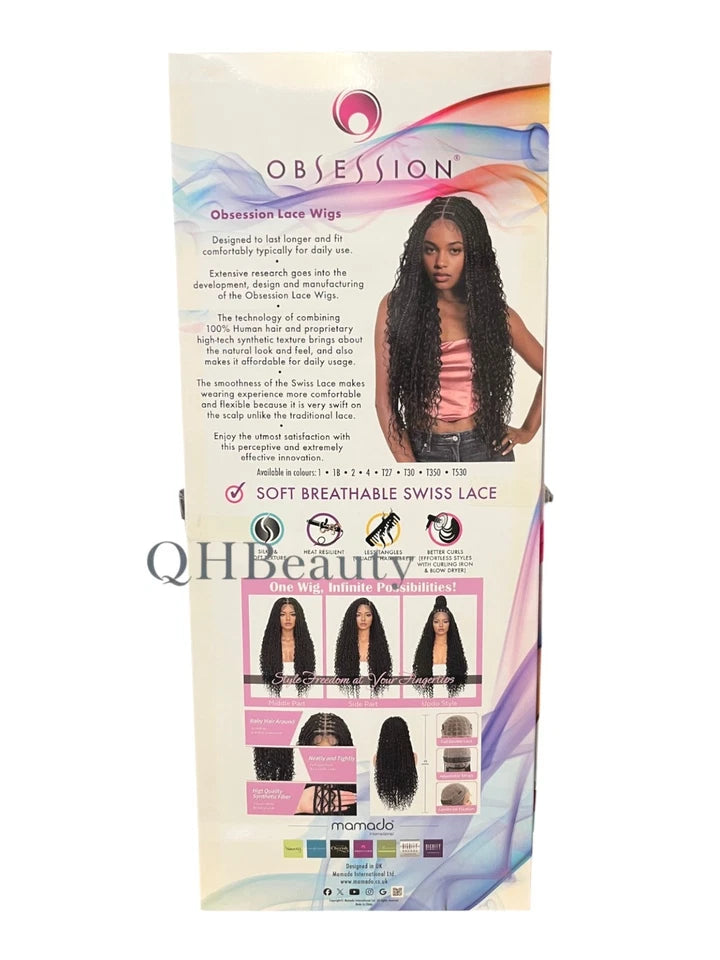 Obsession Hand Made Braid Swiss Lace Wig - Boho Braided Lace Wig 26